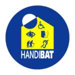 Logo Handibat certifiant l'accessibilité et l'adaptation du logement pour personnes en situation de handicap